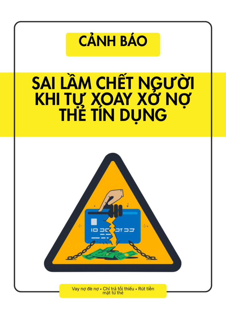 Cảnh báo những sai lầm chết người khi tự tìm cách xoay xở nợ thẻ