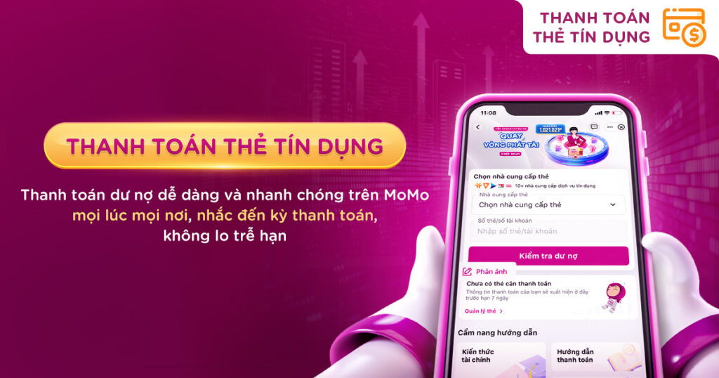 Hướng dẫn chi tiết quy trình 5 bước chuẩn xác của dịch vụ hỗ trợ thanh toán thẻ tín dụng qua MoMo