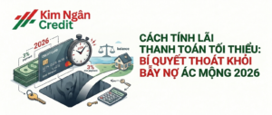 Cách tính lãi thanh toán tối thiểu: Bí quyết thoát khỏi bẫy nợ ác mộng 2026