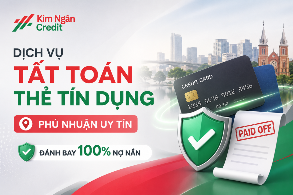 Dịch vụ tất toán thẻ tín dụng Phú Nhuận uy tín: Đánh bay 100% nợ nần