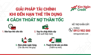 Giải pháp tài chính khi đến hạn thẻ tín dụng 4 Cách thoát nợ thần tốc