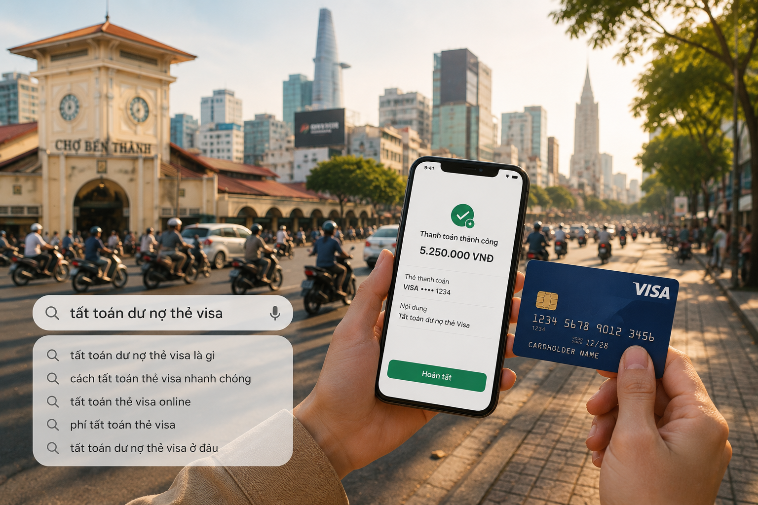 Nhu cầu tìm kiếm tất toán dư nợ thẻ visa nhanh chóng tphcm bùng nổ năm 2026