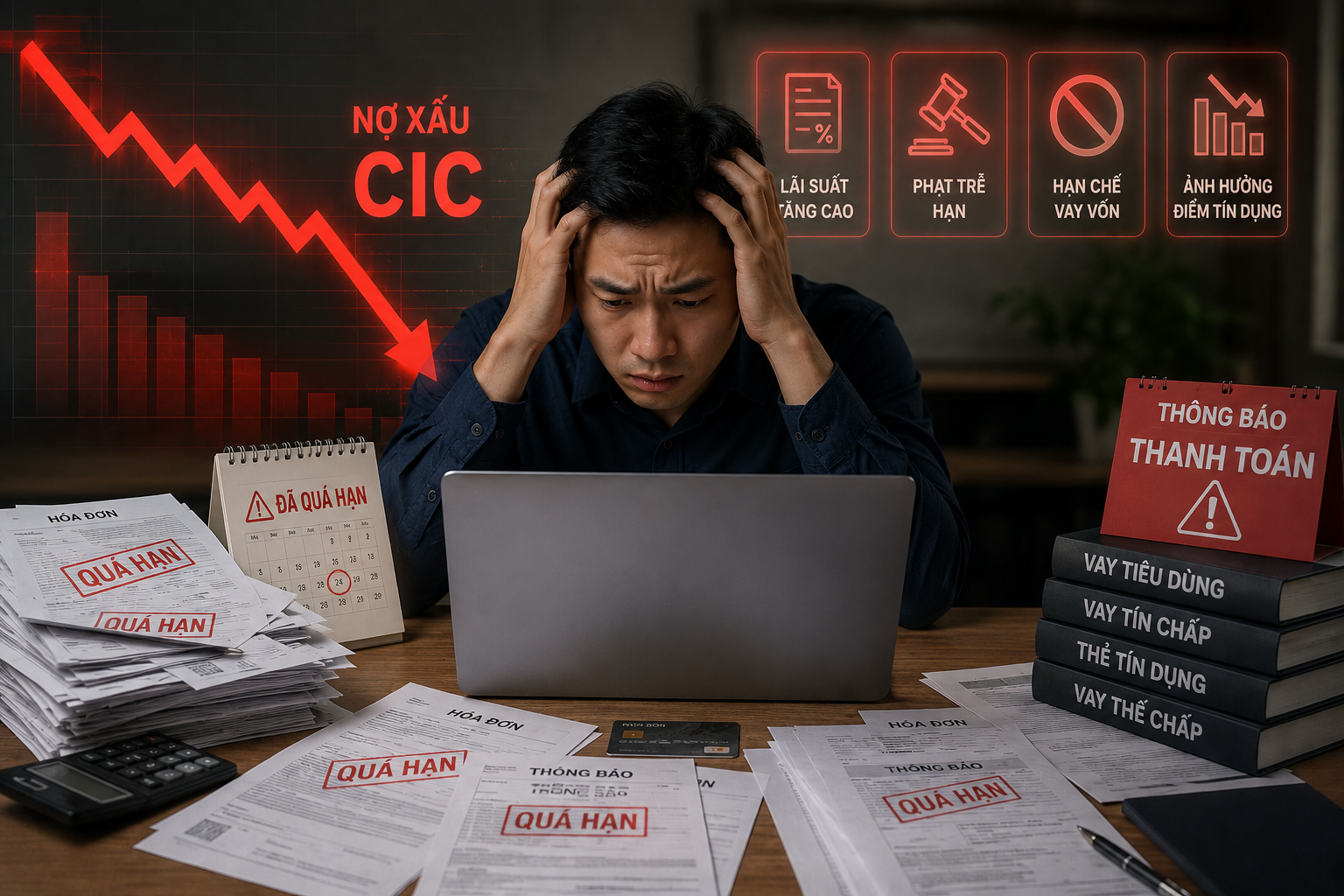 Những hậu quả khôn lường khi thanh toán dư nợ chậm trễ