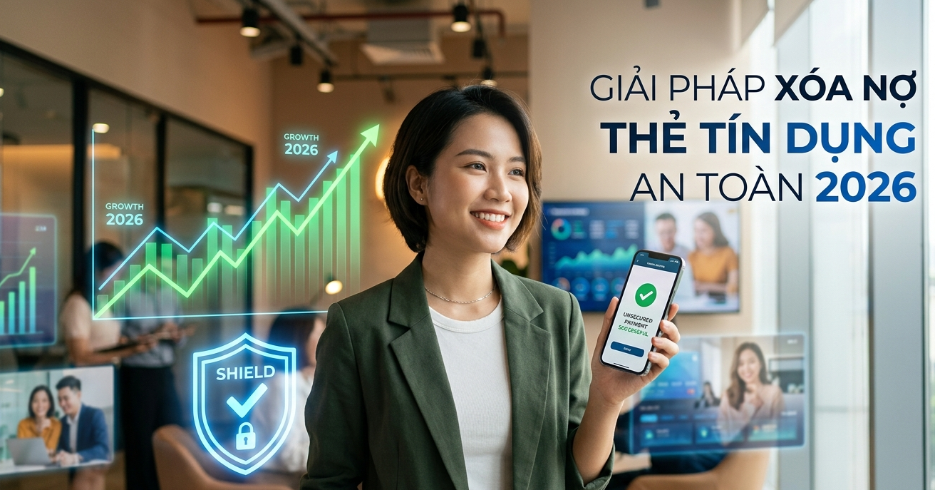 Tại sao cách thanh toán thẻ không thế chấp lại trở thành xu hướng cứu cánh năm 2026?