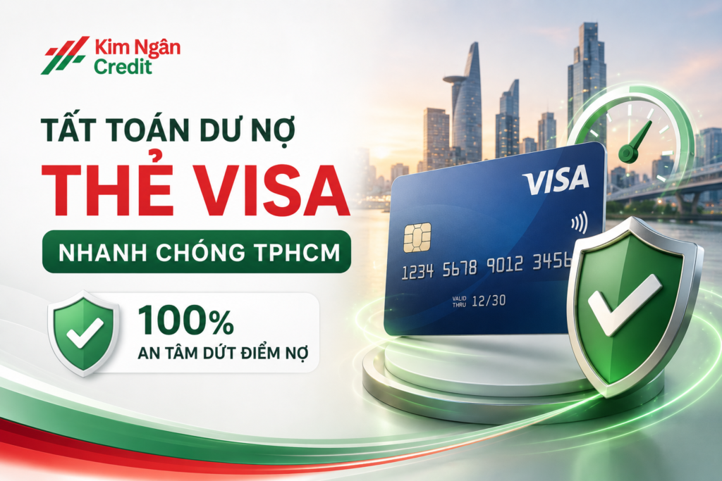 Tất toán dư nợ thẻ visa nhanh chóng tphcm 100% an tâm dứt điểm nợ