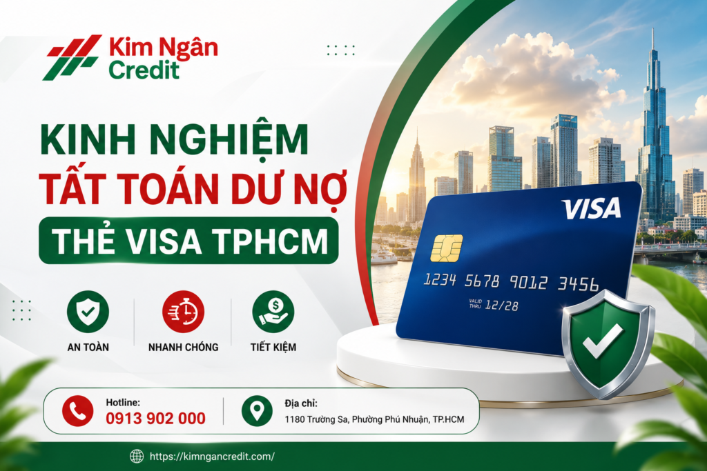 Kinh nghiệm tất toán dư nợ thẻ visa TPHCM