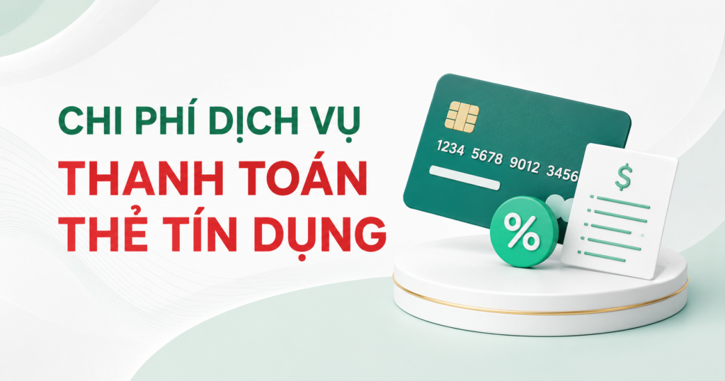 Chi phí dịch vụ thanh toán thẻ tín dụng