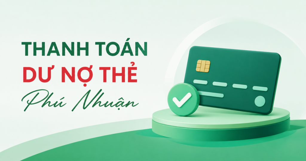 Thanh toán dư nợ thẻ Phú Nhuận